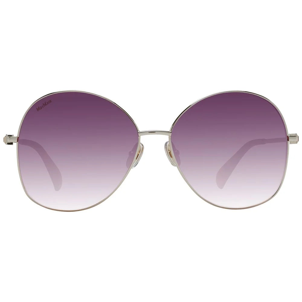 Max Mara Gold Women Sunglass