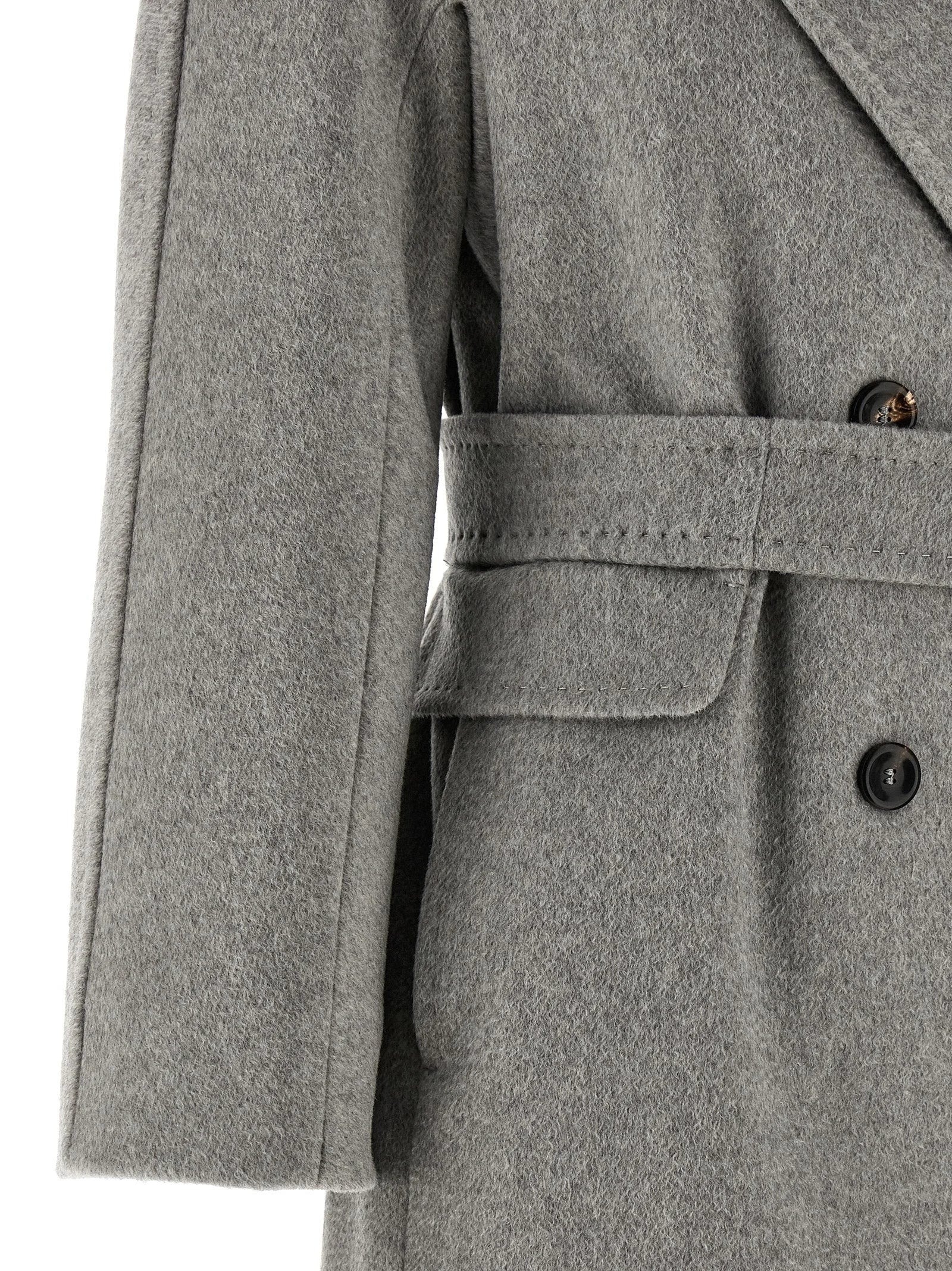 Max Mara Gray Cashmere Coat