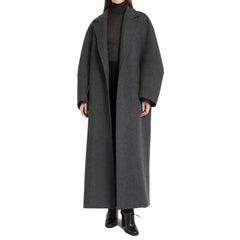 Max Mara Gray Cashmere Coat - 36