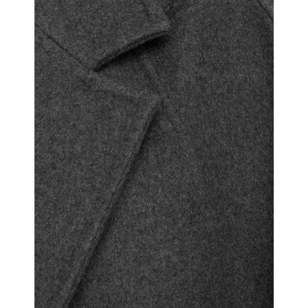 Max Mara Gray Cashmere Coat - 36