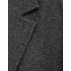 Max Mara Gray Cashmere Coat - 36