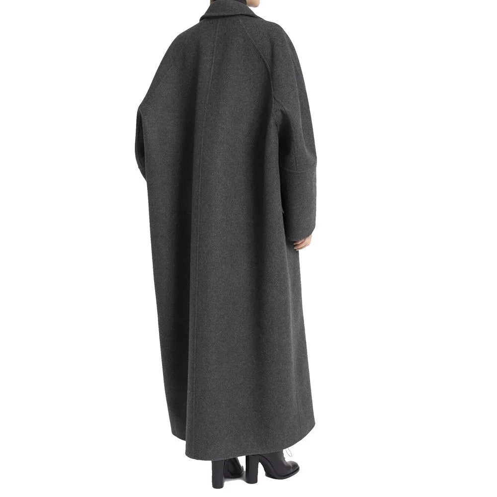 Max Mara Gray Cashmere Coat - 36