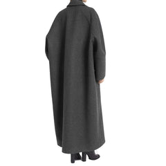 Max Mara Gray Cashmere Coat - 36