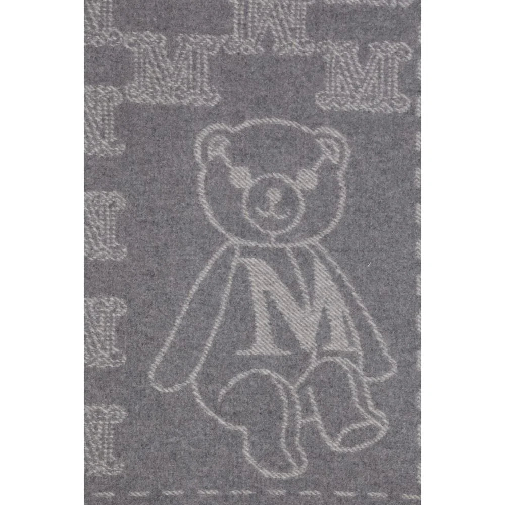 Max Mara Gray Cashmere Scarf