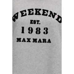 Max Mara Gray Cotton Sweatshirt