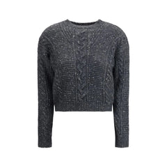 Max Mara Gray Polyamide Sweatshirt