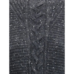 Max Mara Gray Polyamide Sweatshirt