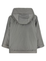 Max Mara Gray Polyester Shell Jacket - IT42