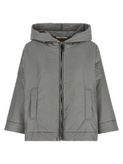 Max Mara Gray Polyester Shell Jacket - IT42