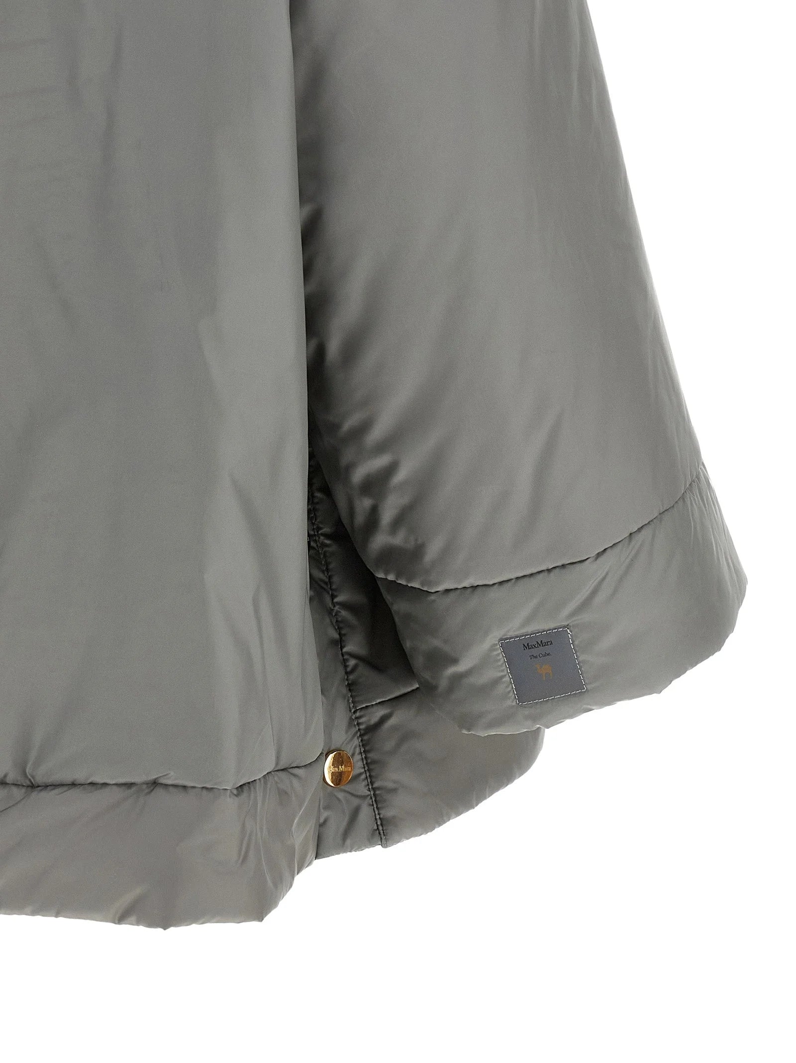 Max Mara Gray Polyester Shell Jacket - IT42
