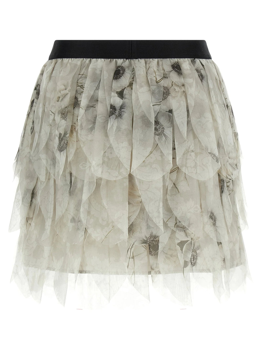 Max Mara Gray Silk Long Skirt - IT40