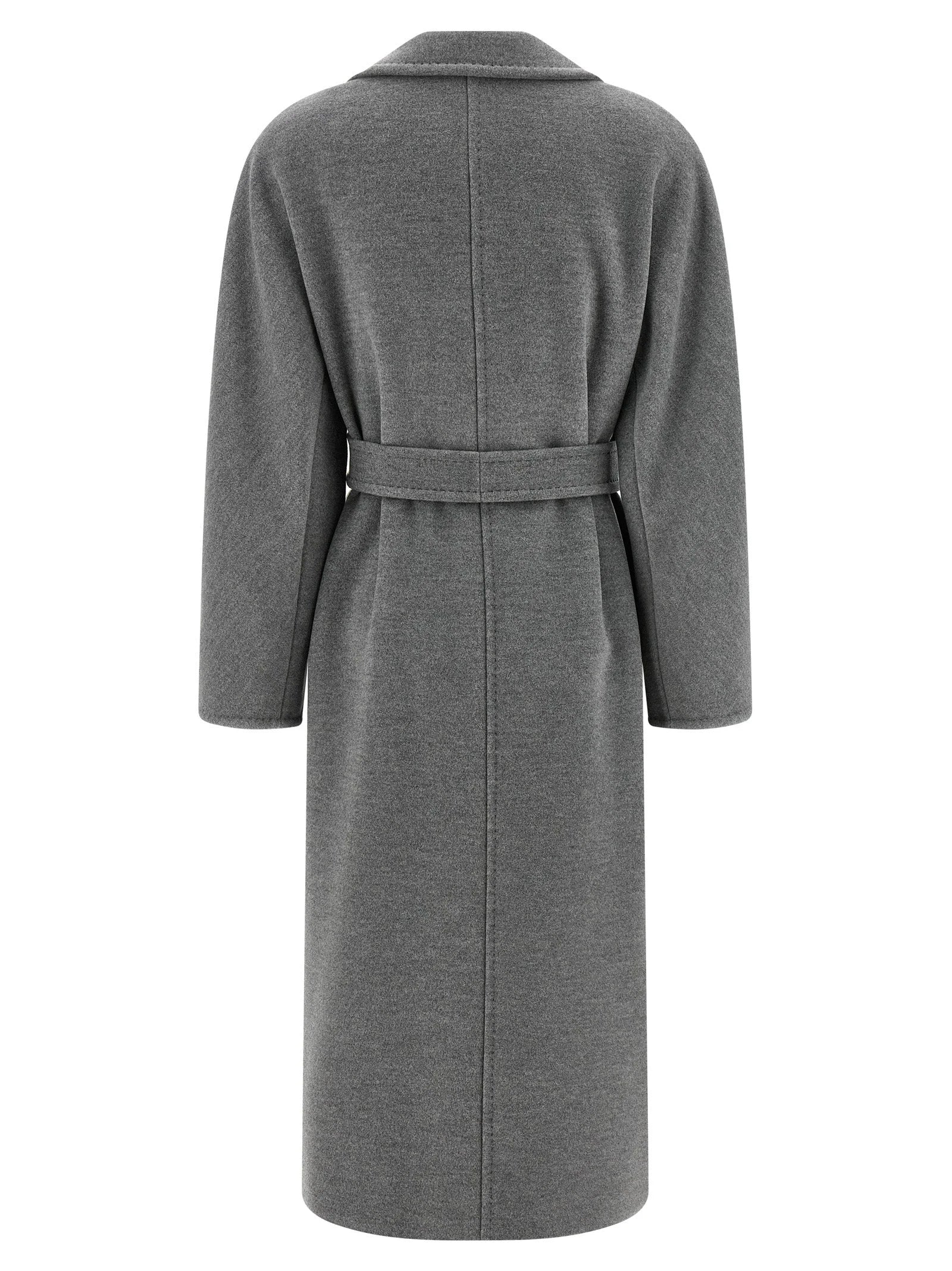 Max Mara Gray Virgin Wool Coat