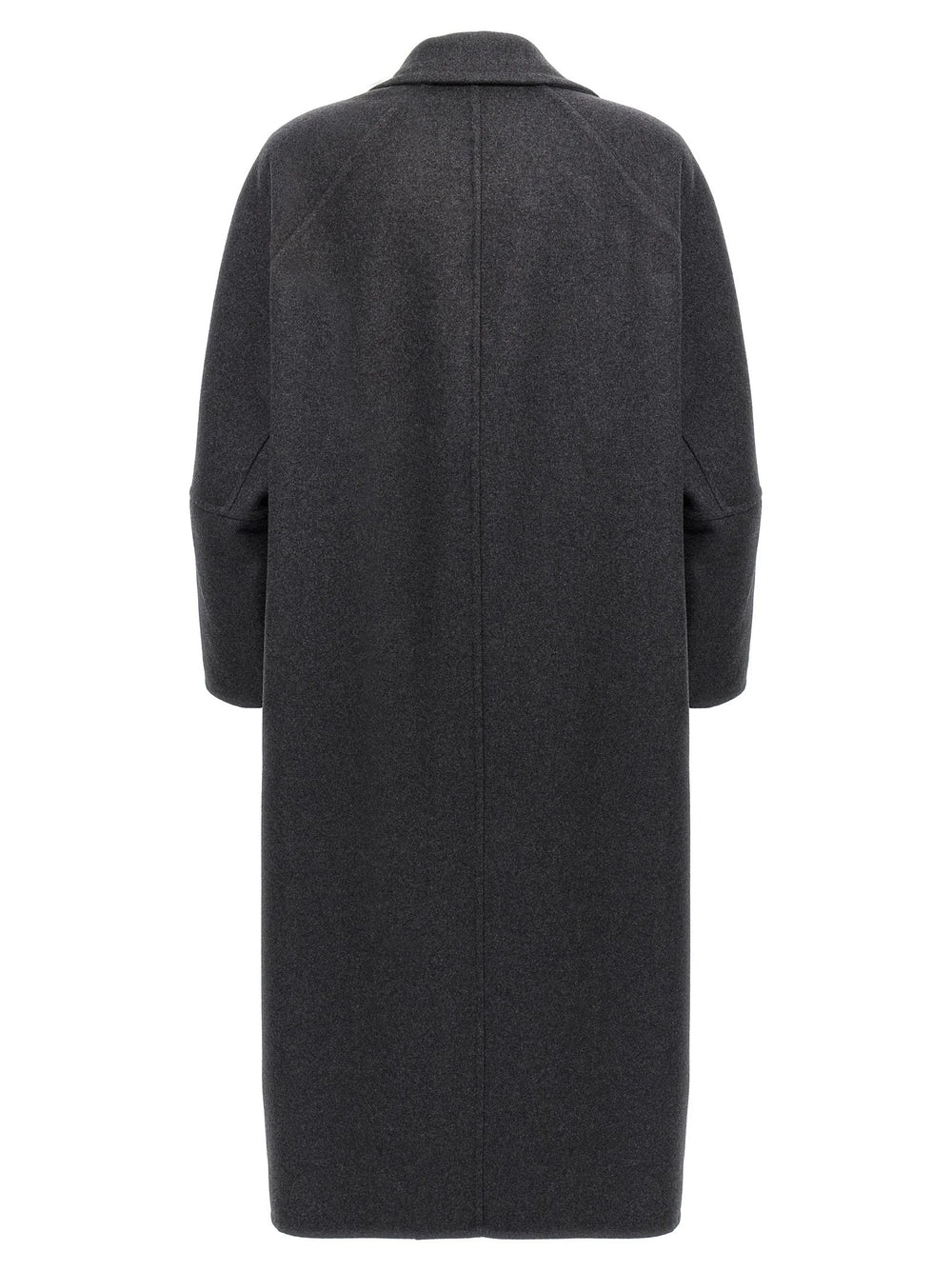 Max Mara Gray Virgin Wool Coat - IT38
