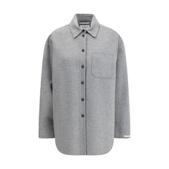 Max Mara Gray Wool Shirt - IT40 | M