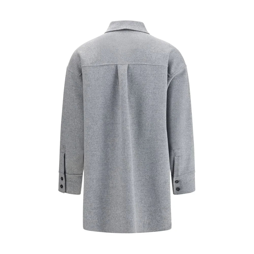 Max Mara Gray Wool Shirt - IT40 | M