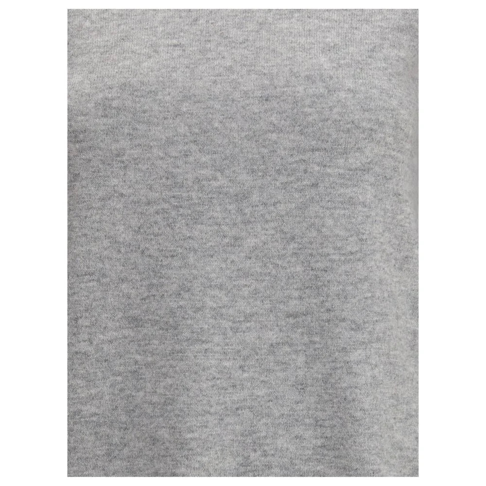 Max Mara Gray Wool Turtleneck - L