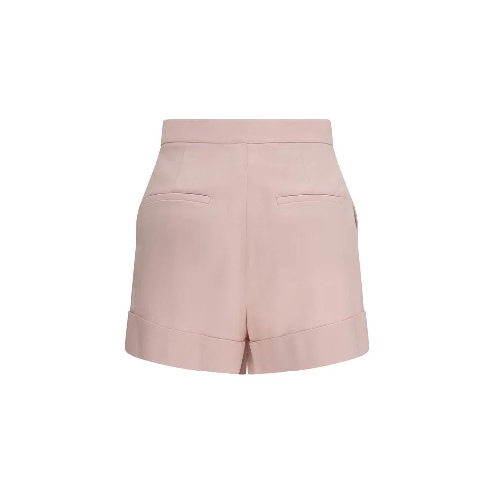 Max Mara Multicolor Fleece Wool Bermuda Shorts