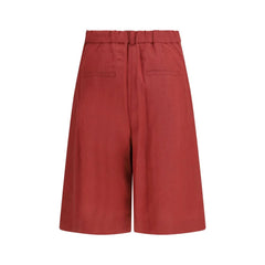 Max Mara Multicolor Linen Bermuda Shorts - IT44 | L