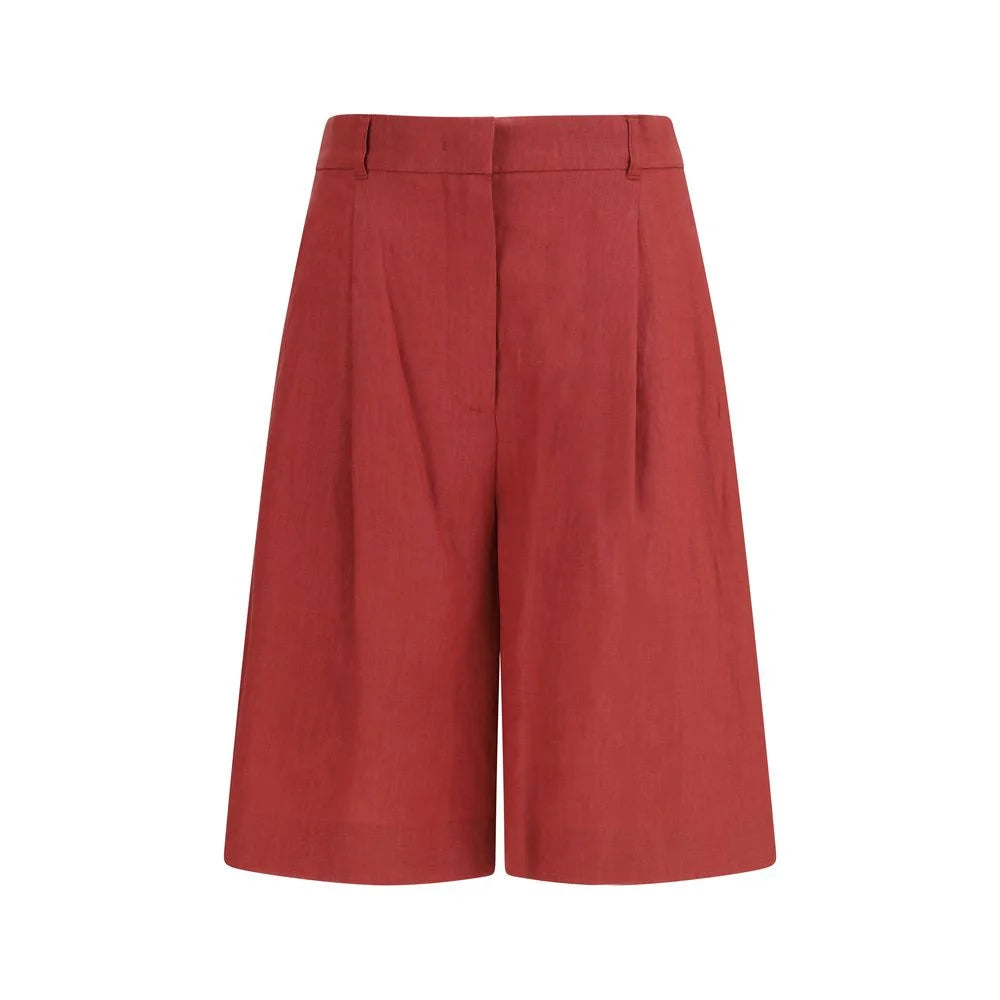 Max Mara Multicolor Linen Bermuda Shorts - IT44 | L