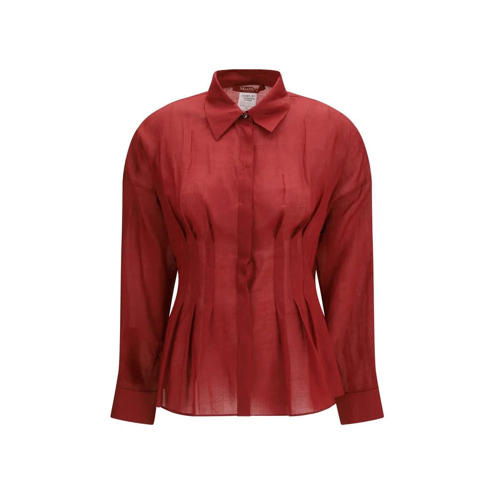 Max Mara Multicolor Ramie Shirt - IT40 | M