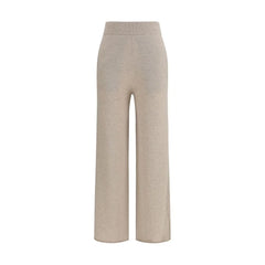 Max Mara Pure Beige Cashmere Casual Pants - S