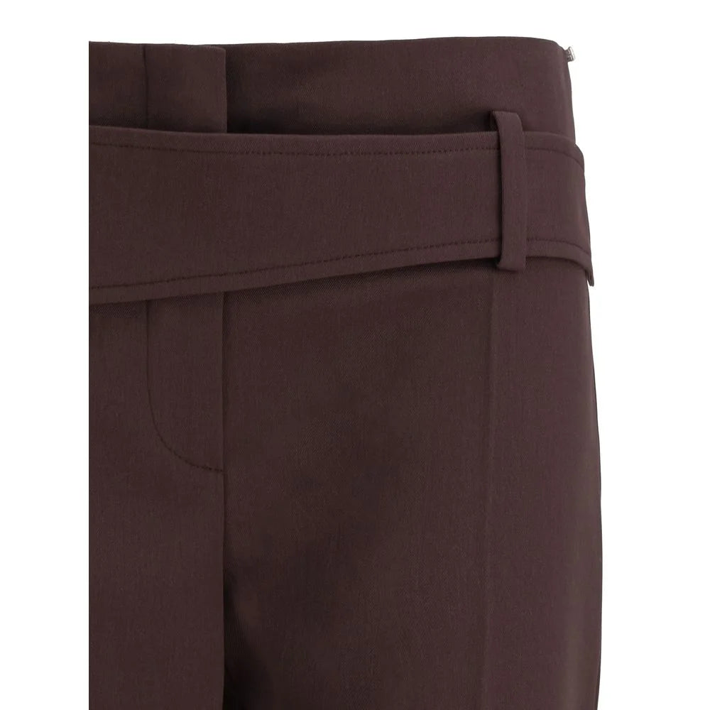 Max Mara Purple Polyester Dress Pants - Trousers