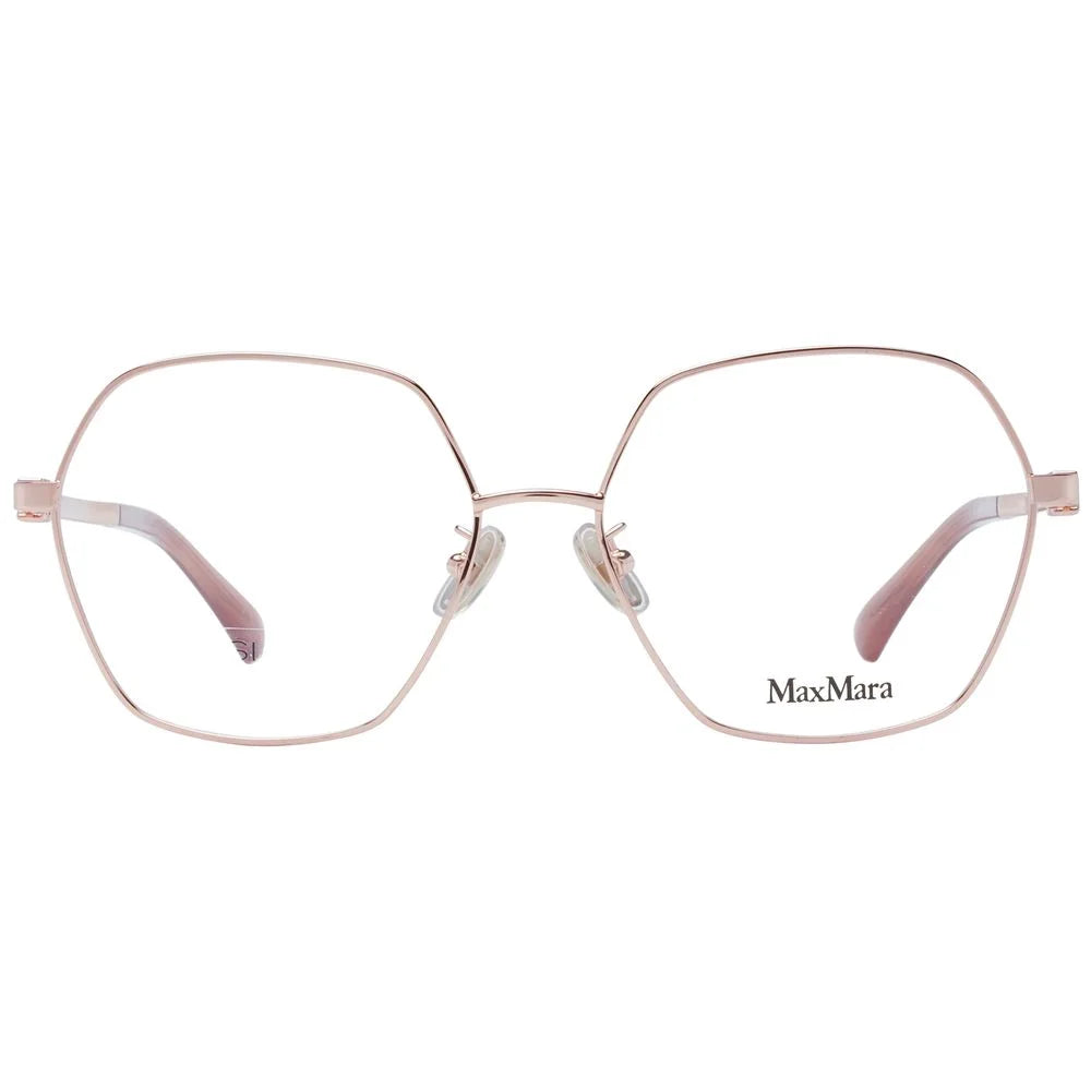 Max Mara Rose Gold Metal Glasses (Frames)