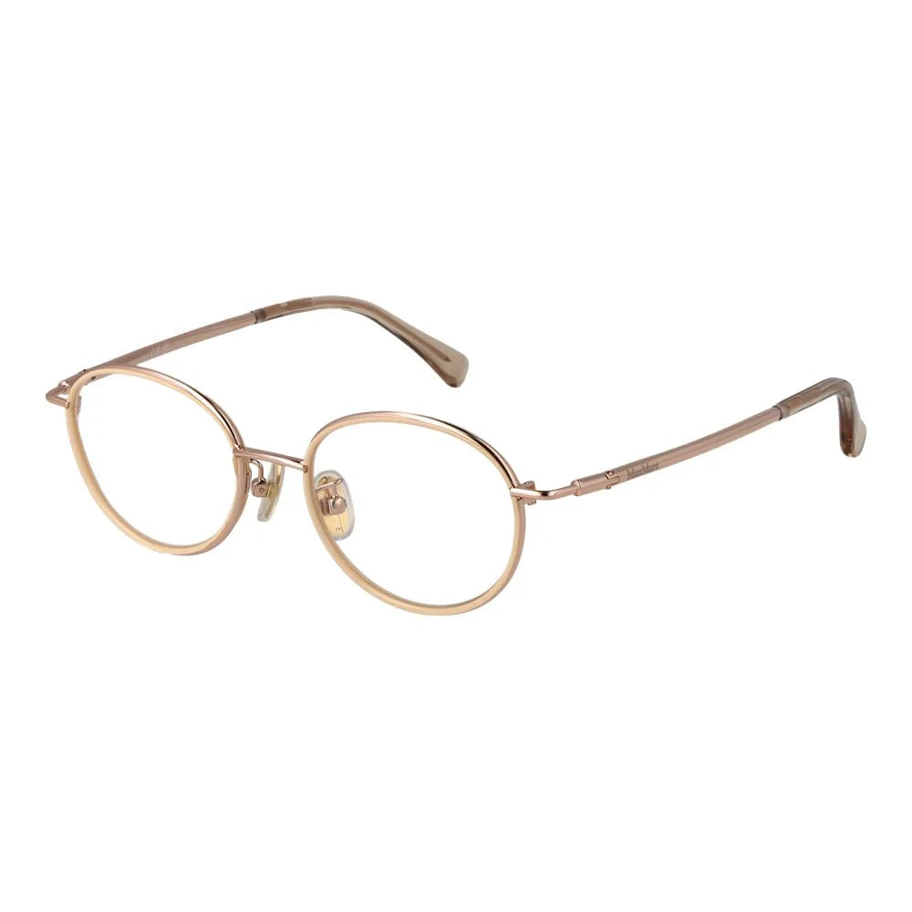 Max Mara Rose Gold Women Glasses Frame - Eyeglasses