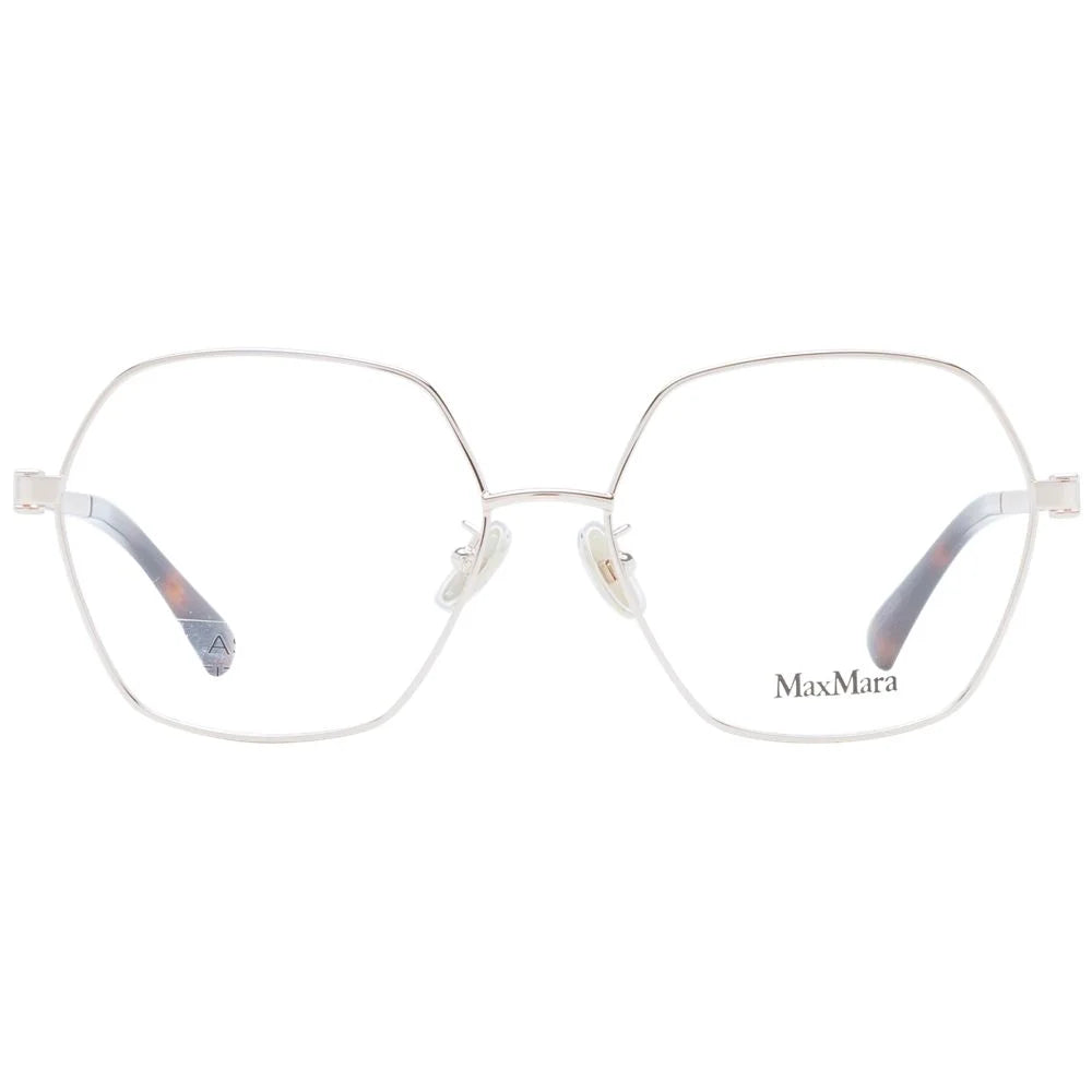 Max Mara Rose Gold Women Glasses Frame - Eyeglasses