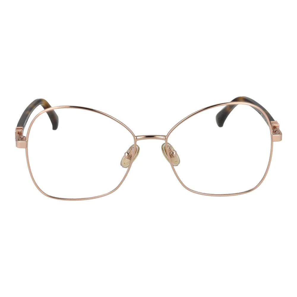 Max Mara Rose Gold Women Glasses Frame - Eyeglasses