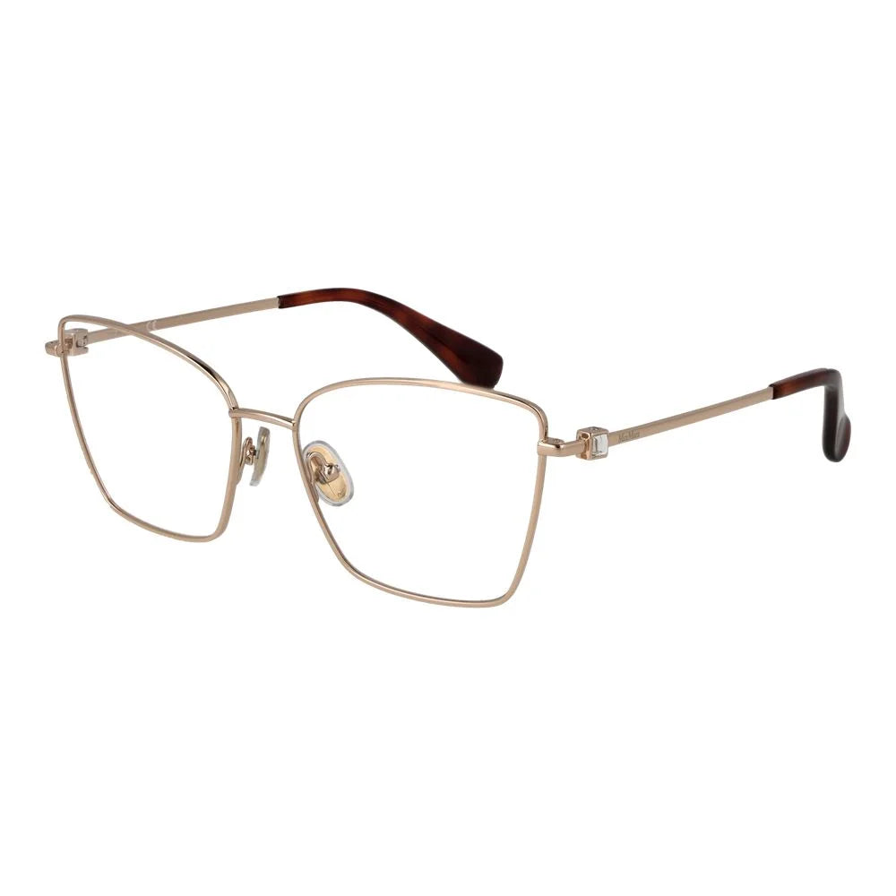 Max Mara Rose Gold Women Glasses Frame - Eyeglasses