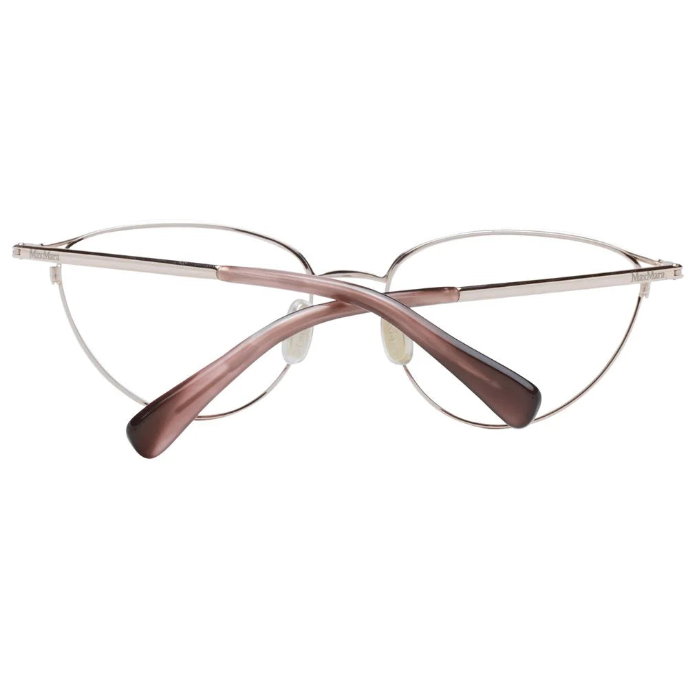 Max Mara Rose Gold Women Glasses Frame - Eyeglasses