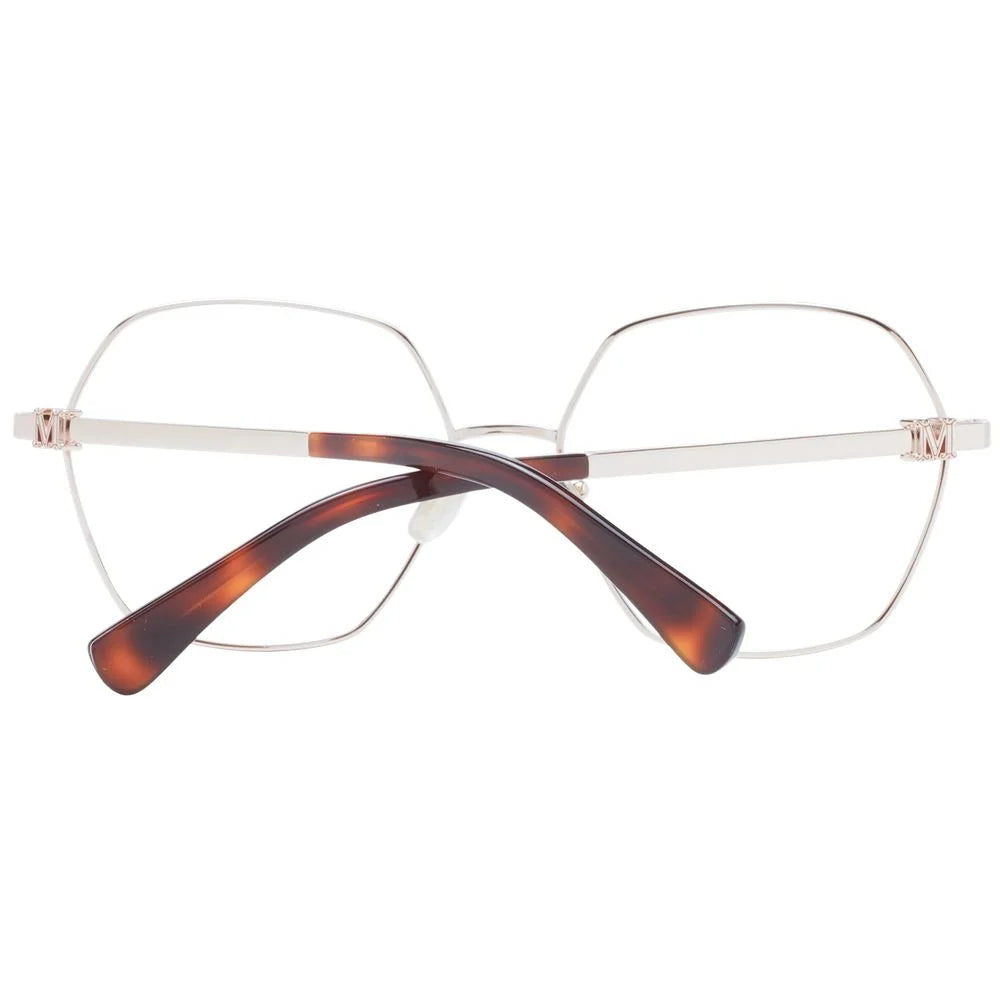 Max Mara Rose Gold Women Glasses Frame - Eyeglasses