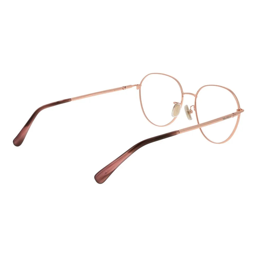 Max Mara Rose Gold Women Glasses Frame - Eyeglasses