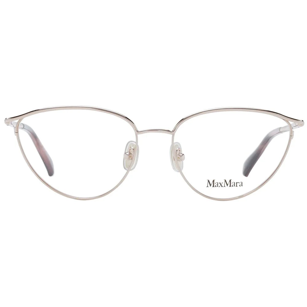 Max Mara Rose Gold Women Glasses Frame - Eyeglasses