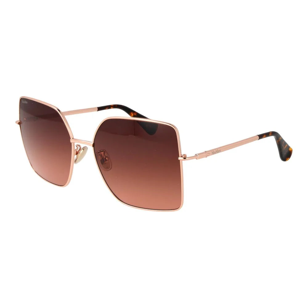 Max Mara Rose Gold Women Sunglass - Sunglasses