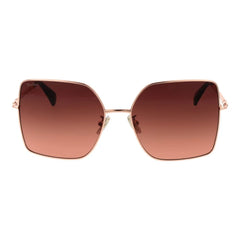 Max Mara Rose Gold Women Sunglass - Sunglasses