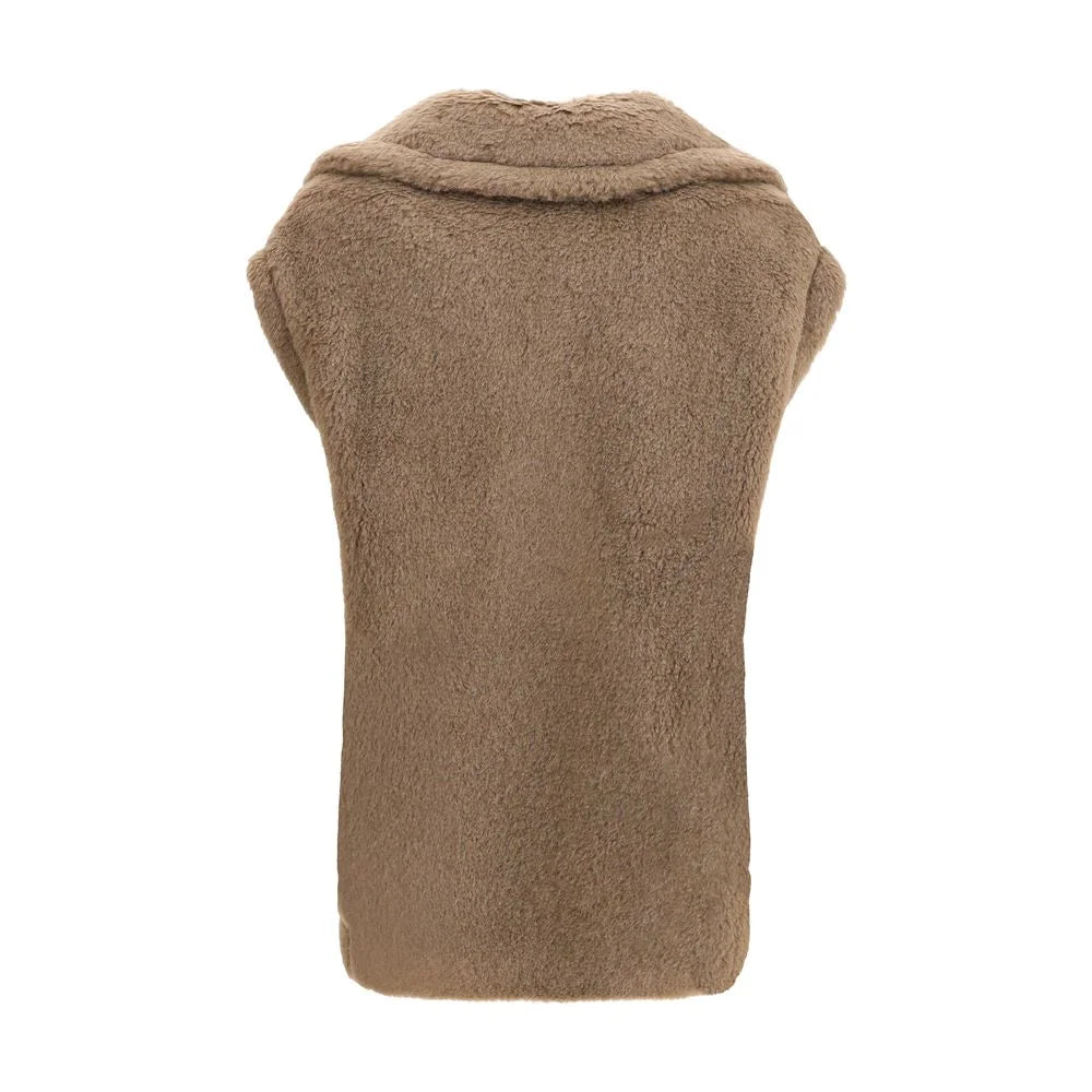 Max Mara Teddy alpaca and wool Vest