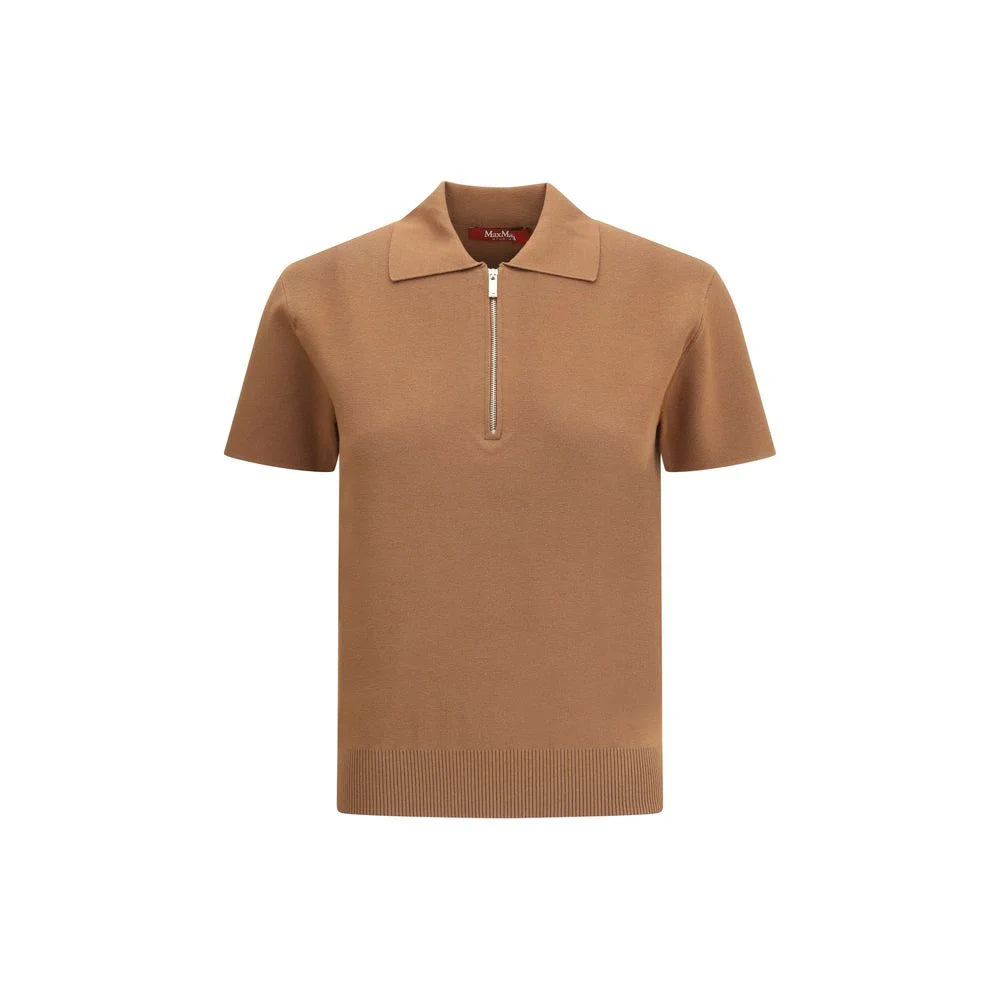 Max Mara Teti Zip Polo Shirt - S - Polos