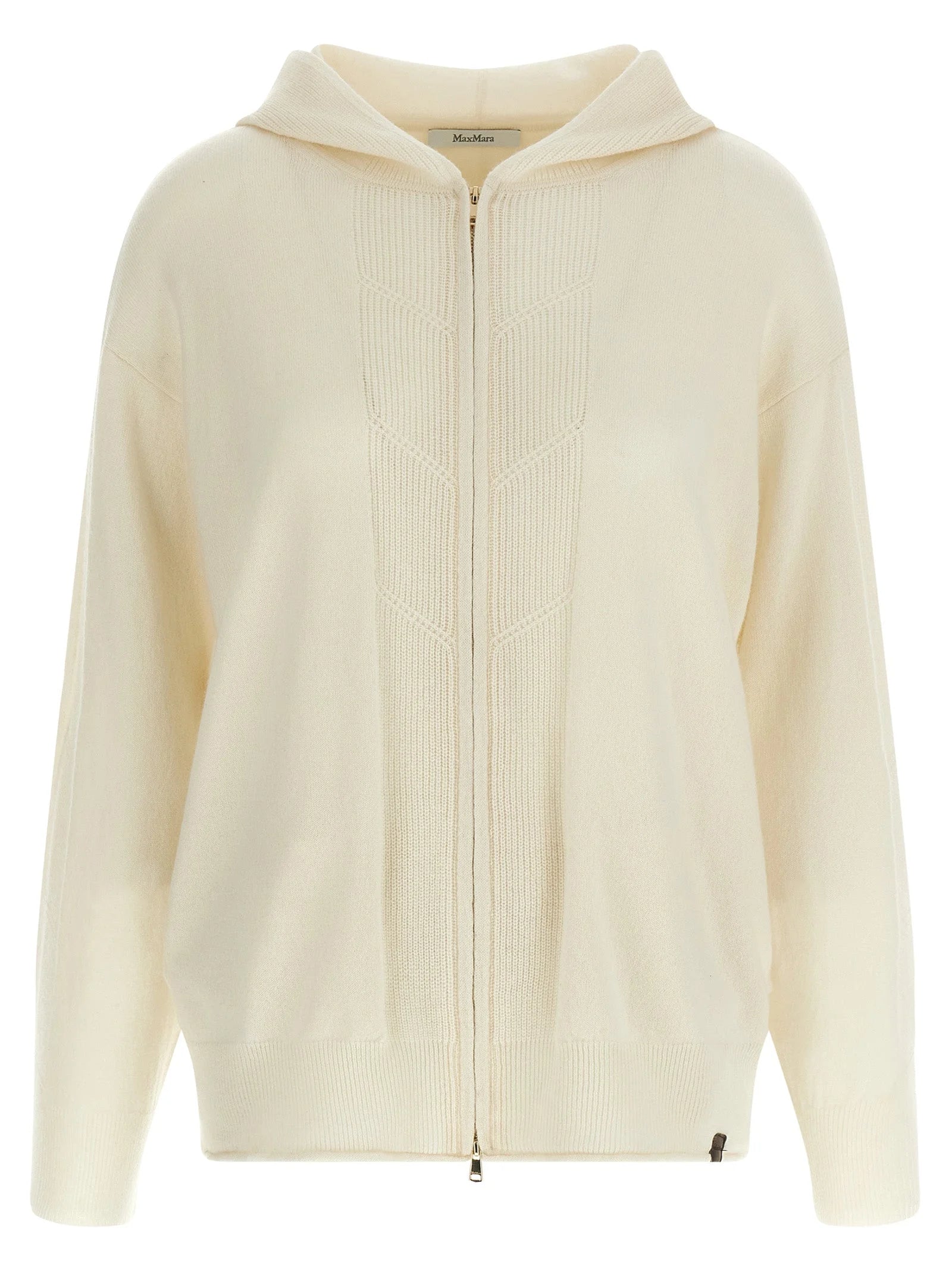 Max Mara White Cashmere Cardigan