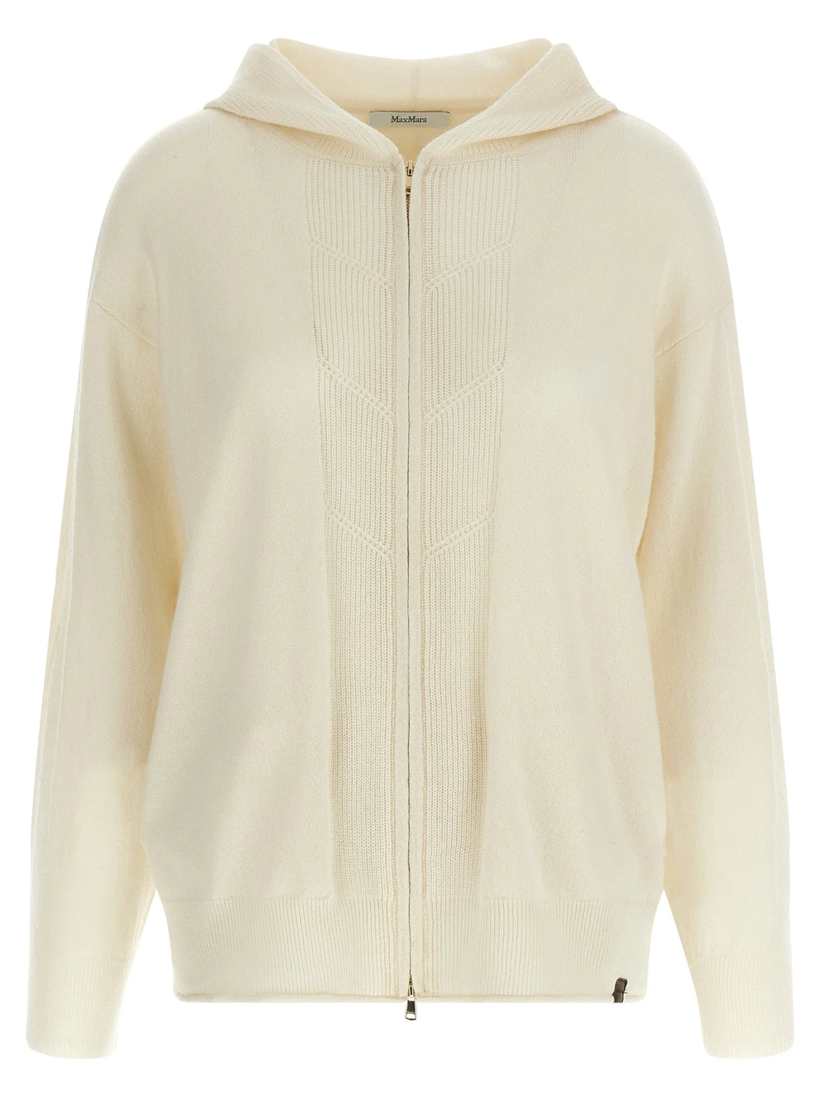 Max Mara White Cashmere Cardigan
