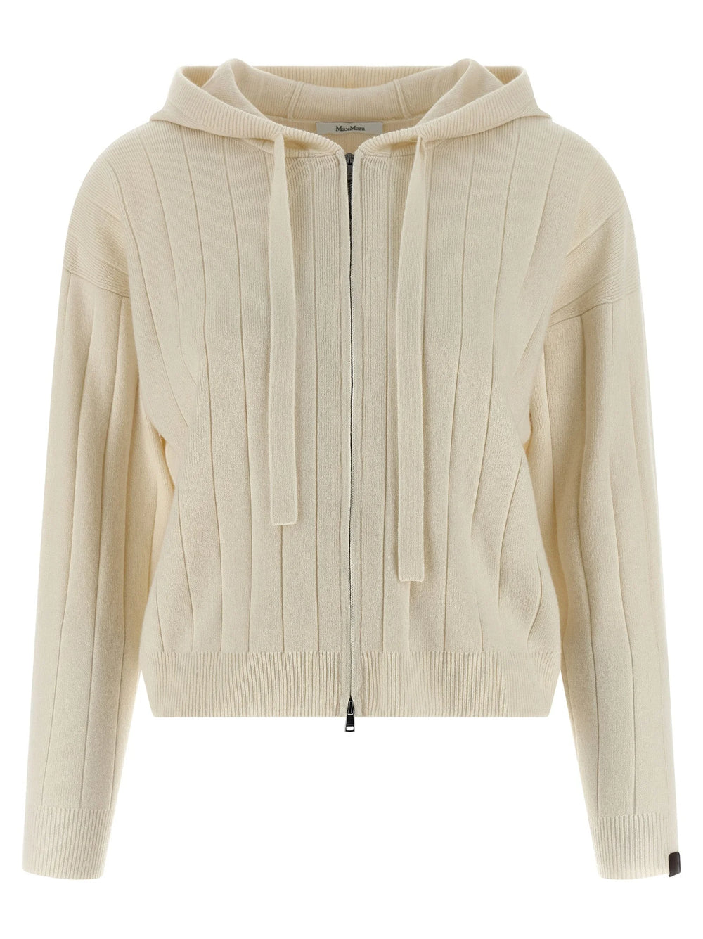 Max Mara White Cashmere Cardigan - XS