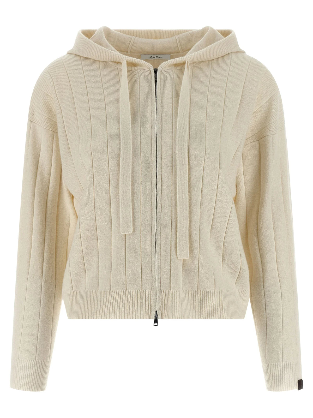 Max Mara White Cashmere Cardigan - XS