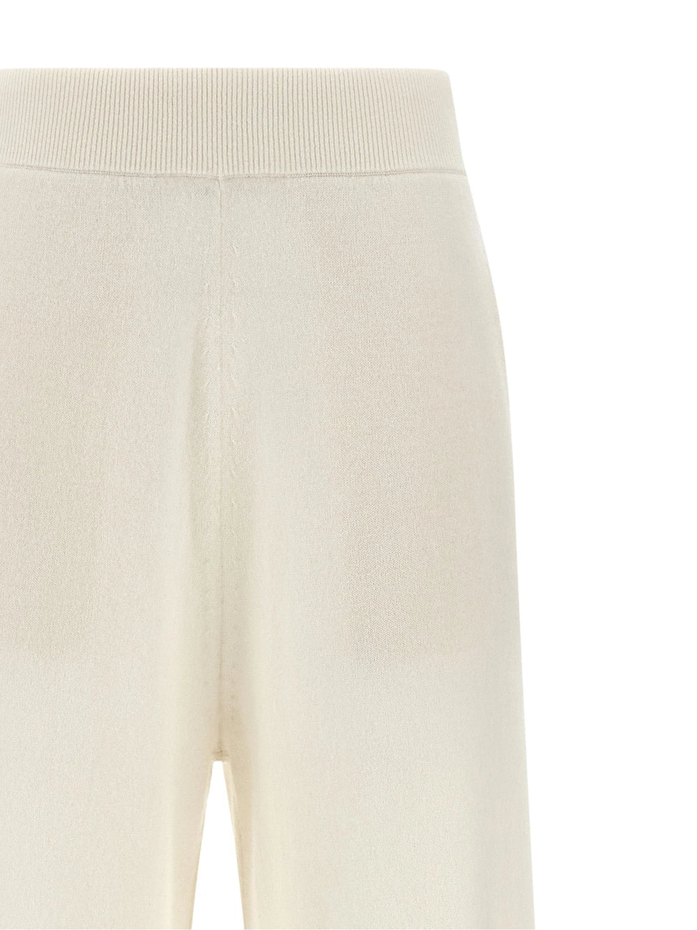 Max Mara White Cashmere Casual Pants