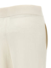 Max Mara White Cashmere Casual Pants