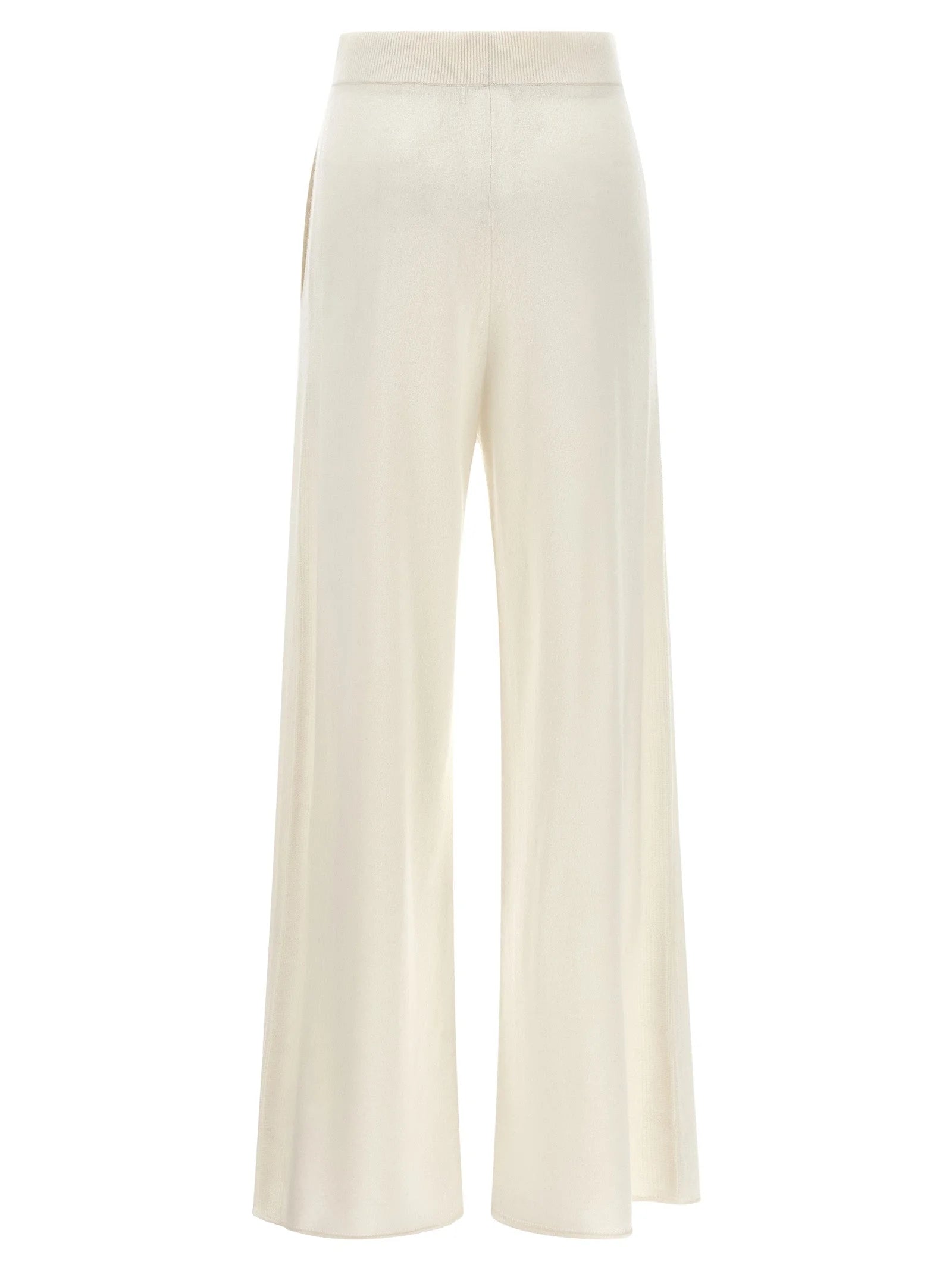 Max Mara White Cashmere Casual Pants