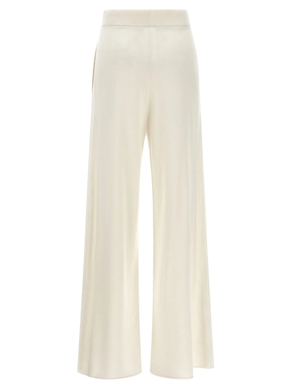 Max Mara White Cashmere Casual Pants