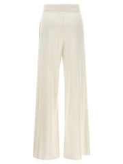 Max Mara White Cashmere Casual Pants