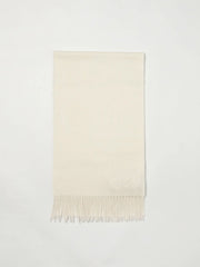 Max Mara White Cashmere Scarf