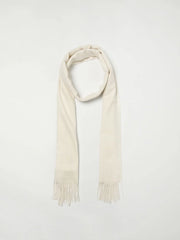 Max Mara White Cashmere Scarf